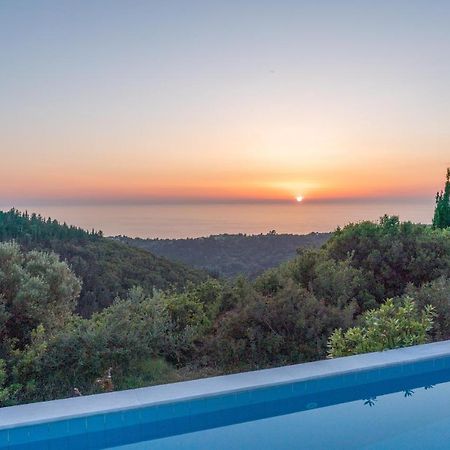 Stone Villa Eriphyle ,Private Witn Sunset View Fiskardo Eksteriør billede