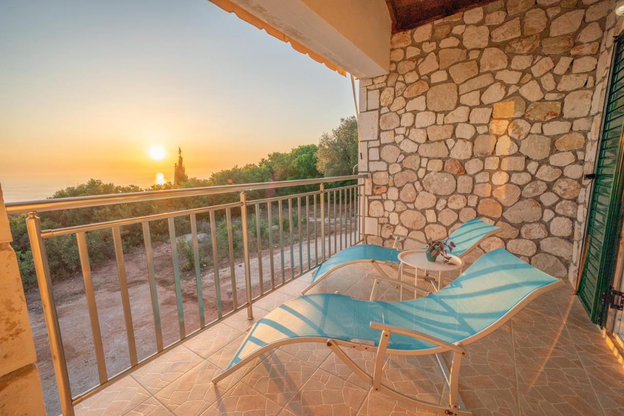 Stone Villa Eriphyle ,Private Witn Sunset View Fiskardo Eksteriør billede
